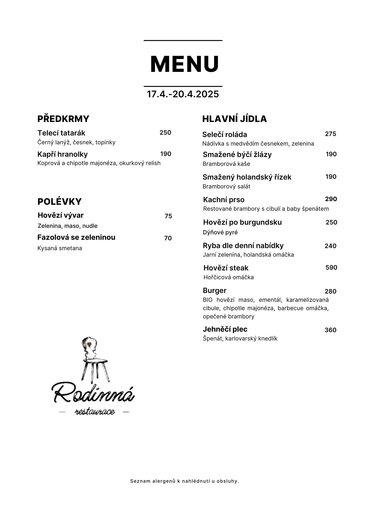 WEB duben menu